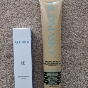 Beverly Hills MD Deep Wrinkle Filler + Mudmasky FERMENTED Mineral Cleansing Mask